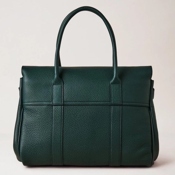 New Mulberry 'Bayswater' in Mulberry Green Leather Tote  - MSRP $1650 - Picture 9 of 10